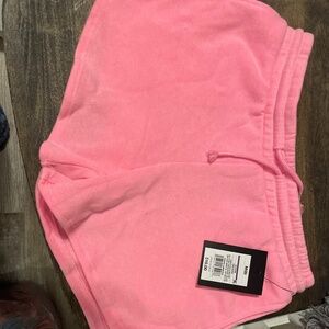 Pink shorts size 8